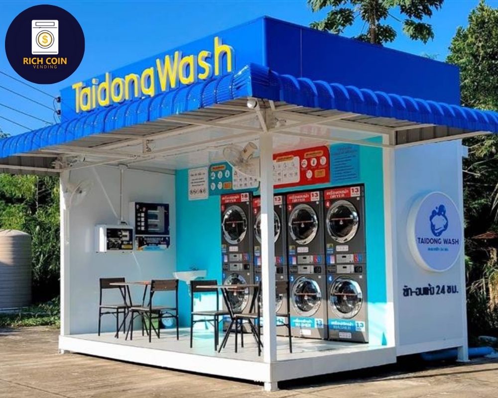 บริการติดตั้งเครื่องซักผ้าร้านสะดวกซัก ร้านซักอบแห้ง